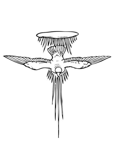 Ven espíritu santo y enciende el fuego de tu amor, conviértenos, y renueva la faz de la tierra. Dibujo para colorear espíritu santo - Dibujos Para ...