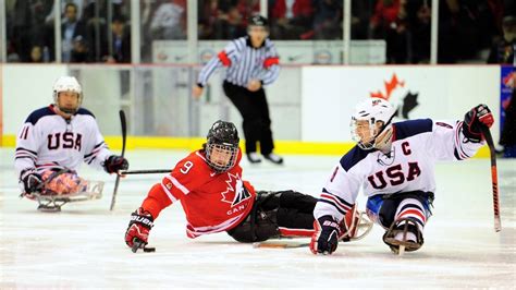 Hockey is a sport in which two teams play against each other by trying to manoeuvre a ball or a puck into the opponent's goal using a hockey stick. Ice Warriors: USA Sled Hockey - Short Preview | Medal ...