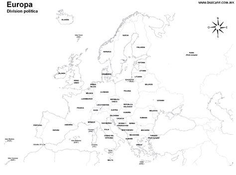 Pulso Digital Mapa De Europa Con Divisi 243 N Pol 237 Tica Con Nombres