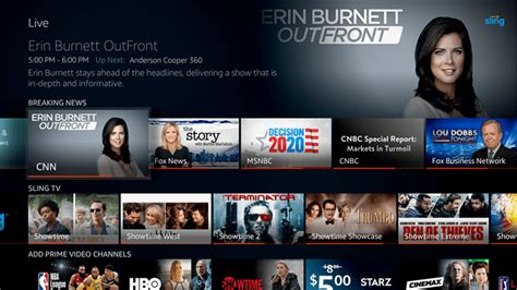 Sling Tv Live Channels Now Available From Fire Tv Channel Guide And Live