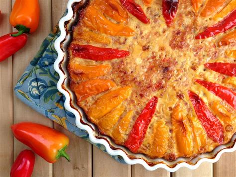 Sweet Pepper Quiche Id Do Without The Ham And Add Some