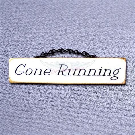 Gone Running Gonerunning Running Run Barnwood Sign Liftyoursole