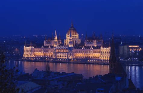 Download Hungary Budapest Man Made Hungarian Parliament Building Hd