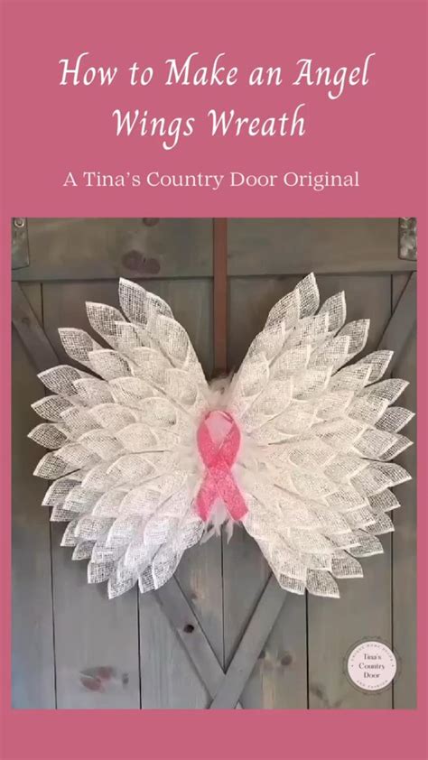 angel wings wreath tutorial how to make angel wings diy angel wings wall decor deco mesh