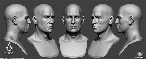 My Contribution While On Assassins Creed Unity Character Team Zbrush