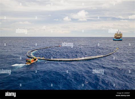 Editorial Use Only Handout The Ocean Cleanup System Is Successfully