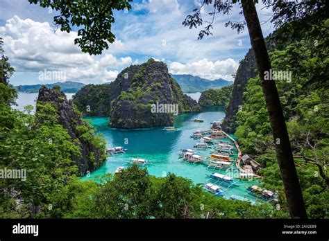 Kayangan Lake In Coron Island Palawan Philippines Stock Photo Alamy
