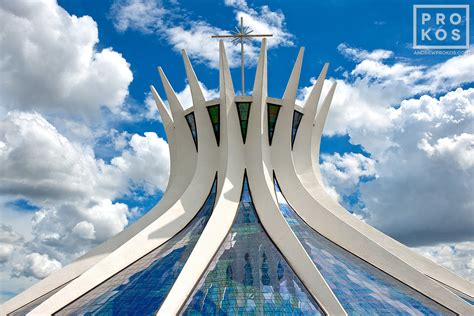 Cathedral Of Brasilia Framed Fine Art Photo By Andrew Prokos