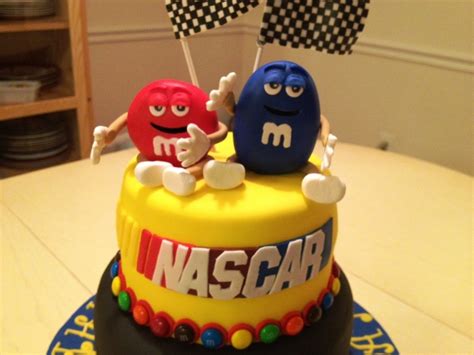 50 nascar birthday cakes ranked in order of popularity and relevancy. M&m Nascar Birthday Cake - CakeCentral.com