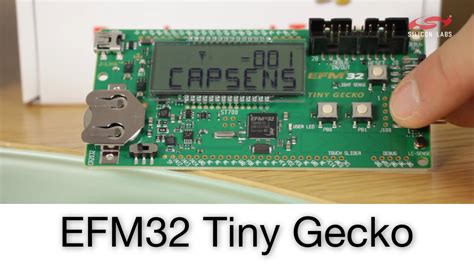 Efm32 Tiny Gecko Cortex M3 Starter Kit From Silicon Labs Youtube