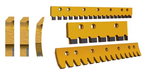 Serrated Carbide Tipped Grader Blades Valley Blades