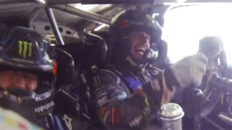 Watch Ken Block S Scary Rally America Crash From Inside The Cockpit Autoblog