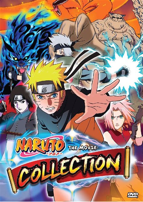 Dvd Naruto The Movie Collection Box Set Naruto Shippuden Anime English