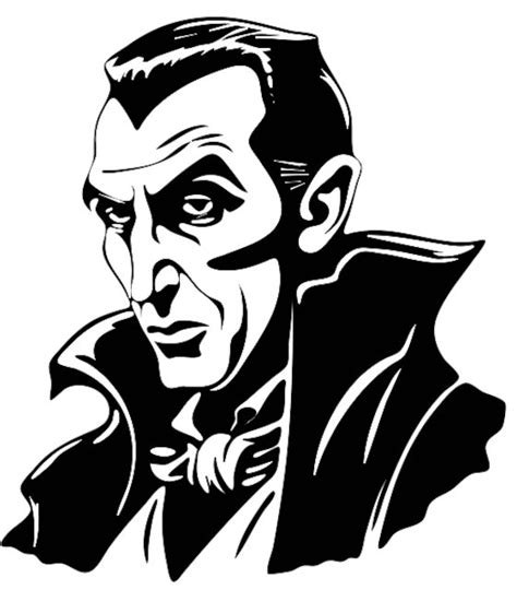 Dracula Stencil In 2 Layers