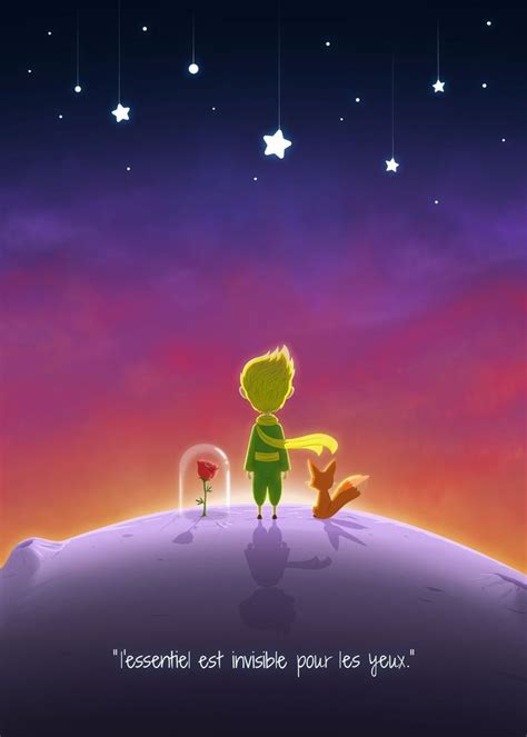 Lessential The Little Prince French Version Poster By