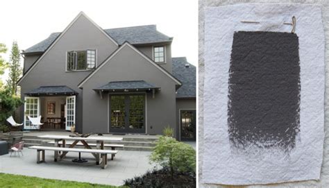 25 Inspiring Exterior House Paint Color Ideas Stucco Gray Exterior