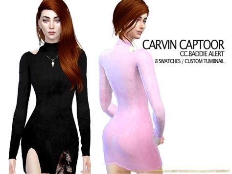 Baddie Alert Dress By Carvin Captoor At Tsr Sims 4 Updates