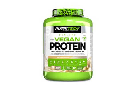 Nutritech 100 Vegan Protein Single Source Pea Protein Isolate Drink