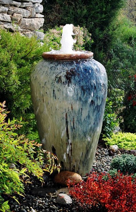 Garden Fountain Vase Transitional Landscape Dc Metro By Through