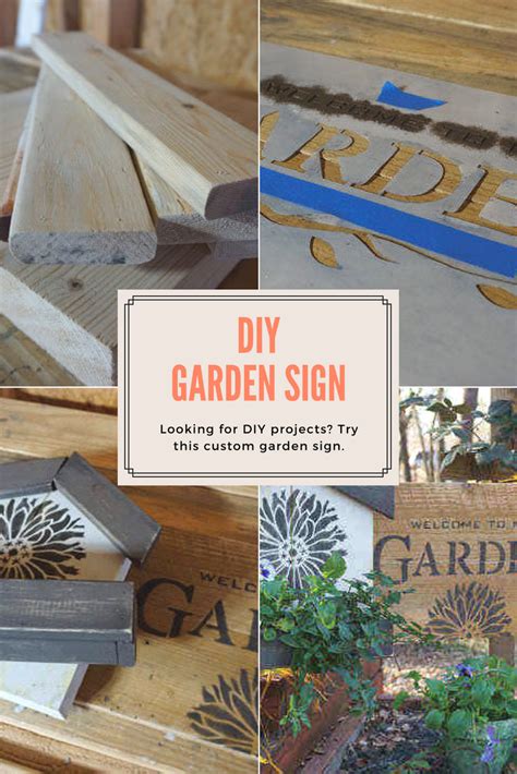 Do It Yourself Personalized Garden Sign Garden Signs Garden Signs