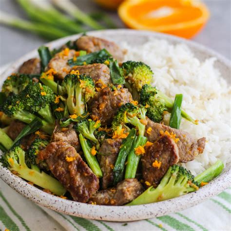 Mealime Spicy Orange Beef And Broccoli Stir Fry