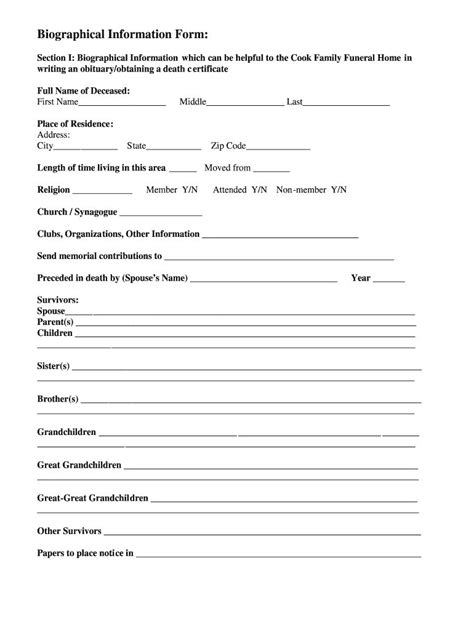 Fake obituary maker fill online printable fillable blank 245150 obituary template 131 free word excel pdf psd format 175219. Fill In The Blank Obituary Template Pdf - Fill Online ...