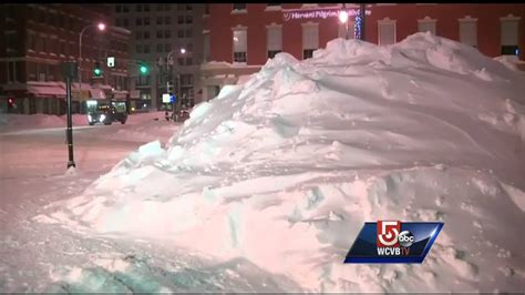 worcester sees record amount of snow during blizzard youtube