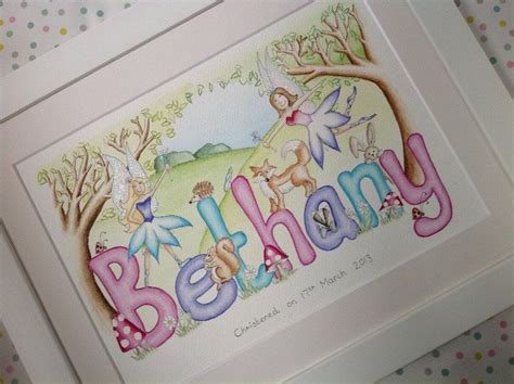 Bethany Woodland Fairy Name Painting Name Paintings Watercolor