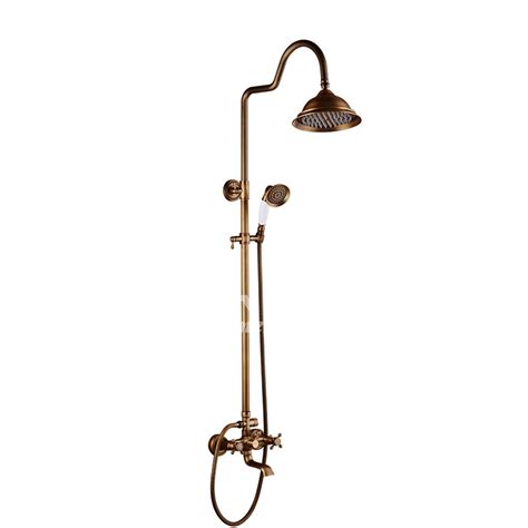 Tone for the lahara arzo and grail scaldguard models. Bathroom Shower Faucets Antique Brass Wall Mount Gold Brushed