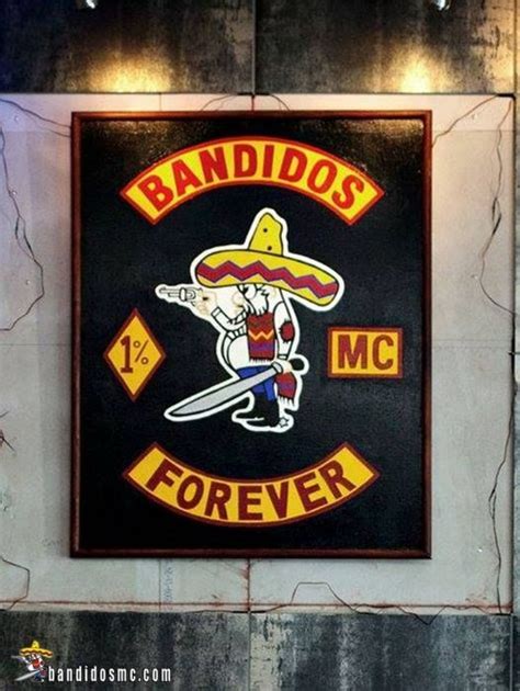 Chambers took the club ́s name and logo, a cartoon potbellied mexican wearing a sombrero and carrying a sword and a gun, from frito lay ́s „frito bandito under the watch of hodge, the bandidos expanded internationally to become the largest 1%er motorcycle club movement in the world. Pin on BANDIDOS