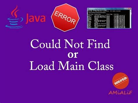 Could Not Find Or Load Main Class Java Cmd Error Solved Youtube