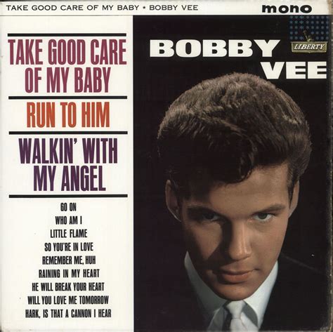 Bobby Vee Take Good Care Of My Baby Uk Vinyl Lp —