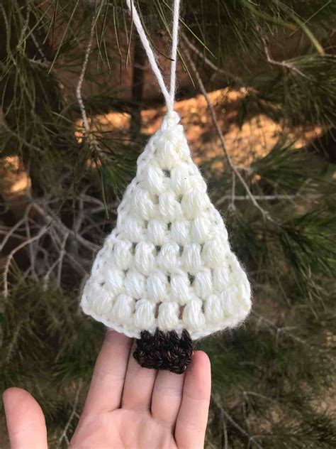 Flat Christmas Tree Crochet Pattern Free Applique