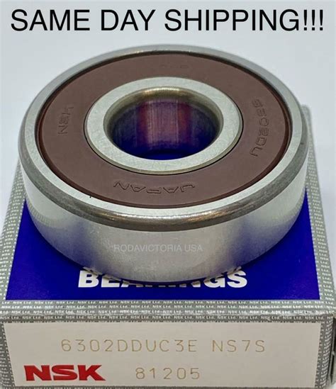 6302 Ddu Nsk Deep Groove Radial Ball Bearing 15x42x13mm 6302rs 6302 2rs