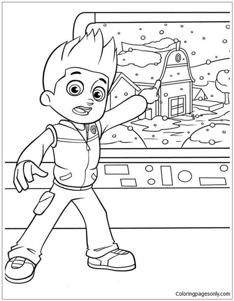 Paw patrol super pups free coloring pages printable and coloring book to print for free. Paw Patrol Ryder 2 Coloring Pages - Cartoons Coloring ...