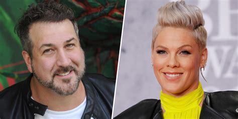 joey fatone sets the record straight on dating pink