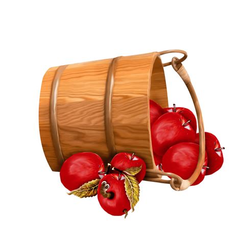 bucket of apples clipart - Clip Art Library