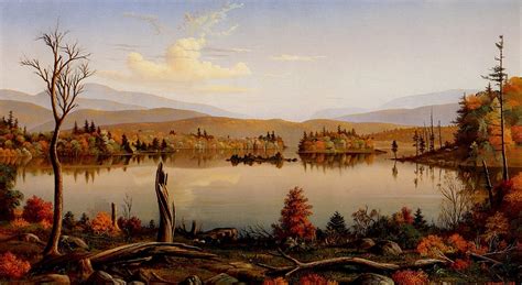 Blue Mountain Lake Adirondacks Painting Levi Wells