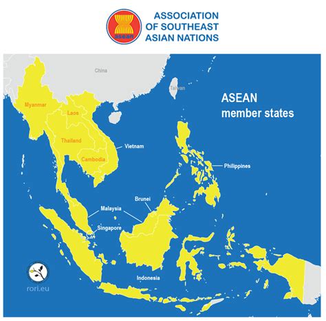 Asean Map Free Vector Asean Map Illustration More Images For Asean