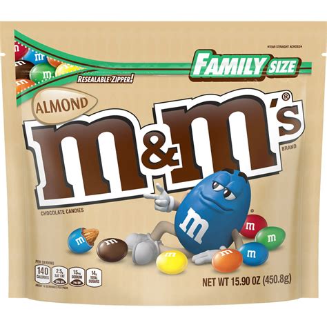 Mandms Almond Chocolate Candy 159 Oz Bag