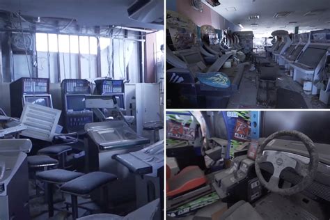 Eerie Photos Show Fukushimas Abandoned Sega Arcade Covered In
