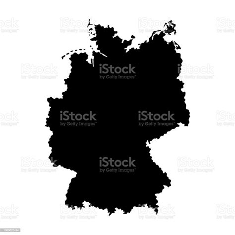 Ilustración De Mapa De Alemania Del Vector Y Más Vectores Libres De Derechos De Alemania