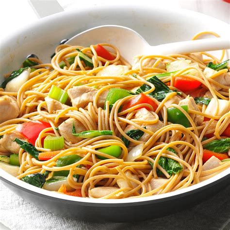 Chicken Stir Fry With Noodles Recipe Taste Of Home