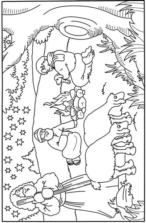 Christmas is a great time to teach children about grace, forgiveness, and the sovereignty of god. Kids-n-fun.com | 31 coloring pages of Bible Christmas Story