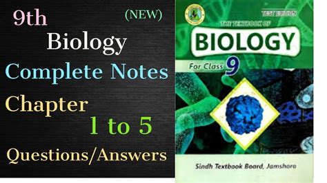 Class Biology New Book Notes Sindh Board Pdf Notes Of Biology