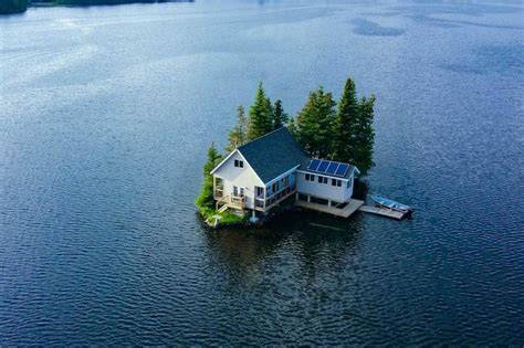 This House In Canada Takes Up An Entire Island