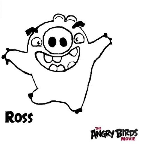 They are given many characters to make it interesting for the kids. Gambar Angry Birds Movie Coloring Pages Ross Pig ...