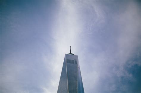 Public Domain Images 1 World Trade Center Wtc Sky Scraper Blue Sky