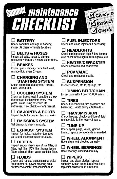 Vehicle Maintenance Tips Car Maintenance Car Checklist Car Care