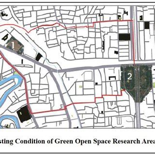 Design Plan For The Arrangement Of Green Open Space Areas In The Download Scientific Diagram
